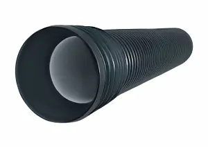 Труба с раструбной муфтой sn6 400/343 6м гофрированная 1